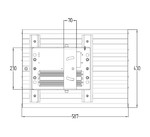 LGT-Prom-Solar-300 Промышленный светодиодный светильник ПС-2 габаритные размеры LGT-Prom-Solar-300 ПС-2 габаритные размеры